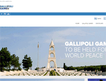 Tablet Screenshot of gallipoligames.com
